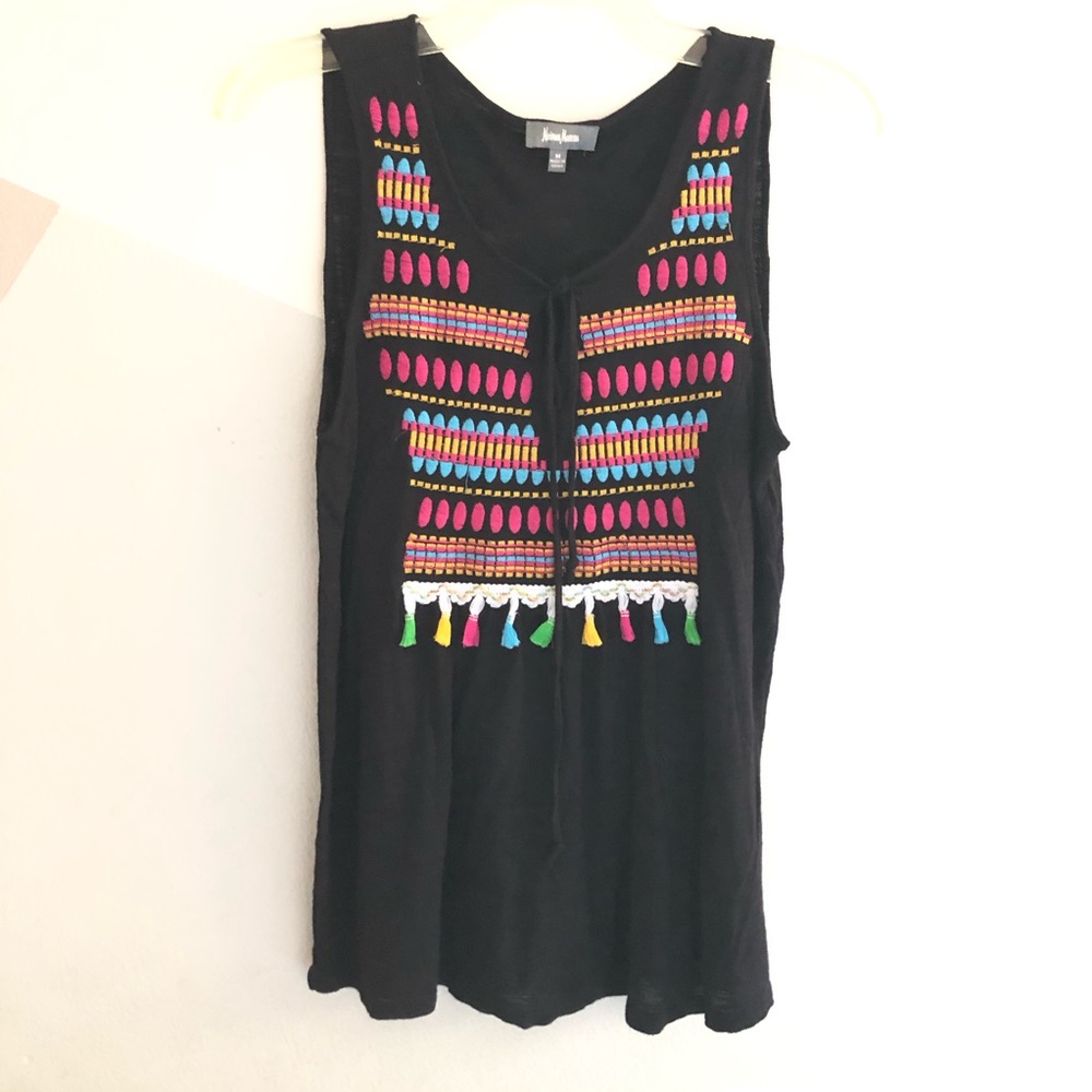 Nieman Marcus Boho Tank Top